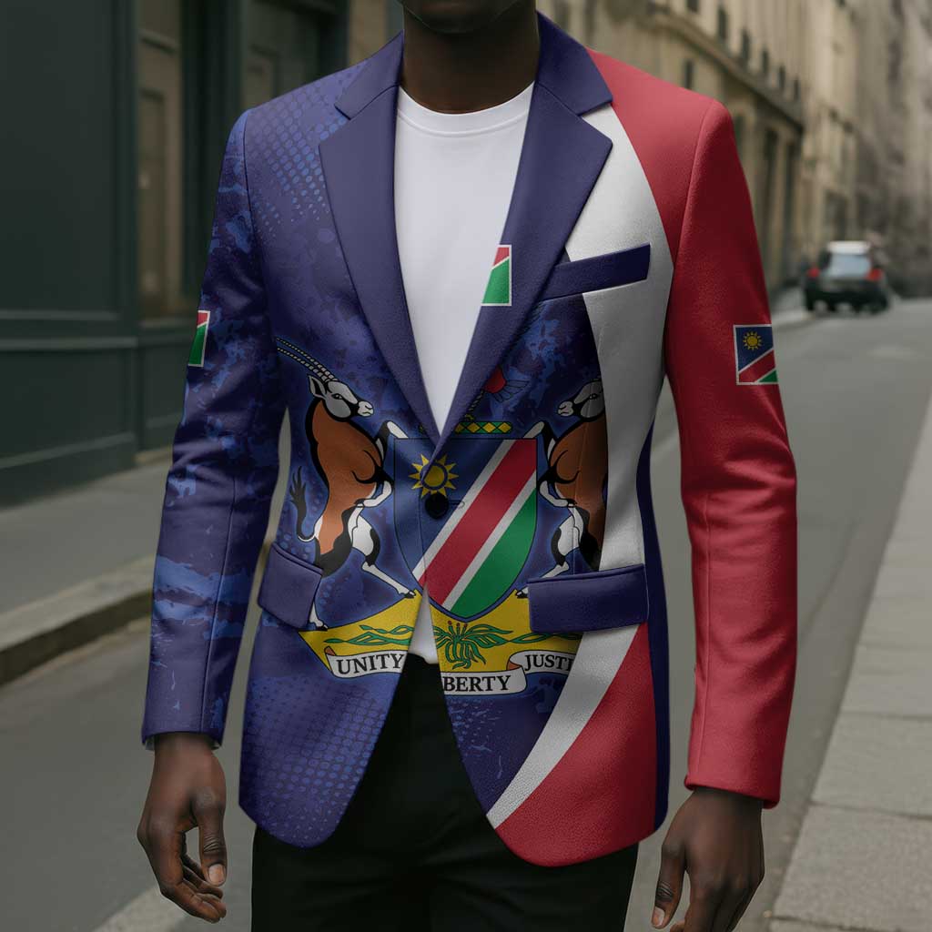 Custom Cricket African Namibia Blazer Coat of arms Namibian Pattern