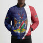 Custom Cricket African Namibia Bomber Puffer Jacket Coat of arms Namibian Pattern