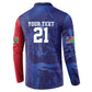 Custom Cricket African Namibia Button Sweatshirt Coat of arms Namibian Pattern