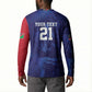 Custom Cricket African Namibia Button Sweatshirt Coat of arms Namibian Pattern