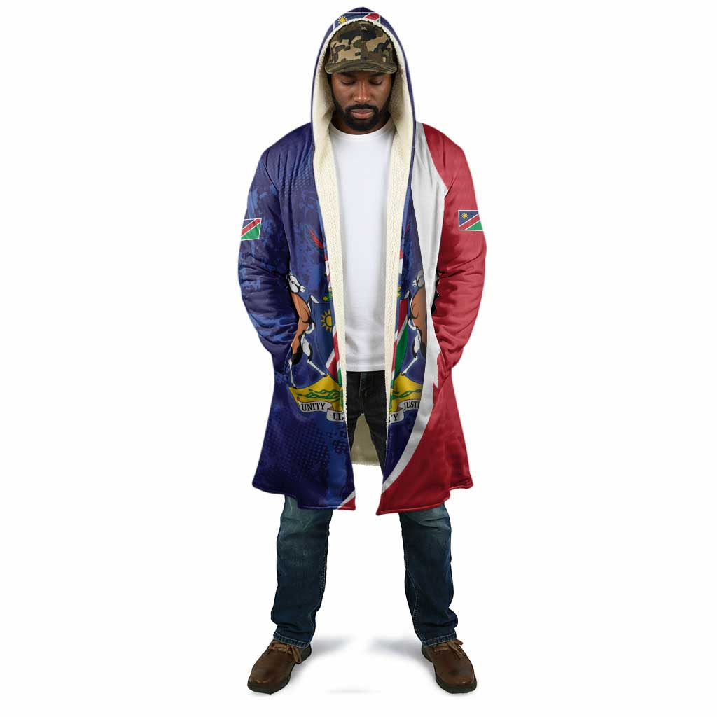 Custom Cricket African Namibia Cloak Coat of arms Namibian Pattern