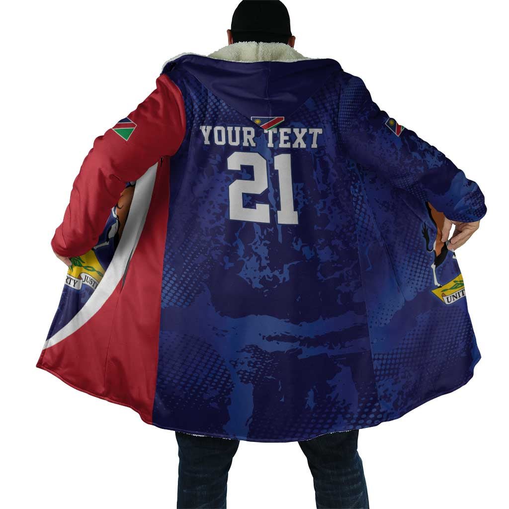 Custom Cricket African Namibia Cloak Coat of arms Namibian Pattern