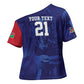 Custom Cricket African Namibia Cross Shoulder Shirt Coat of arms Namibian Pattern