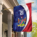 Custom Cricket African Namibia Garden Flag Coat of arms Namibian Pattern - African Pride