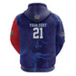 Custom Cricket African Namibia Hoodie Coat of arms Namibian Pattern - African Pride
