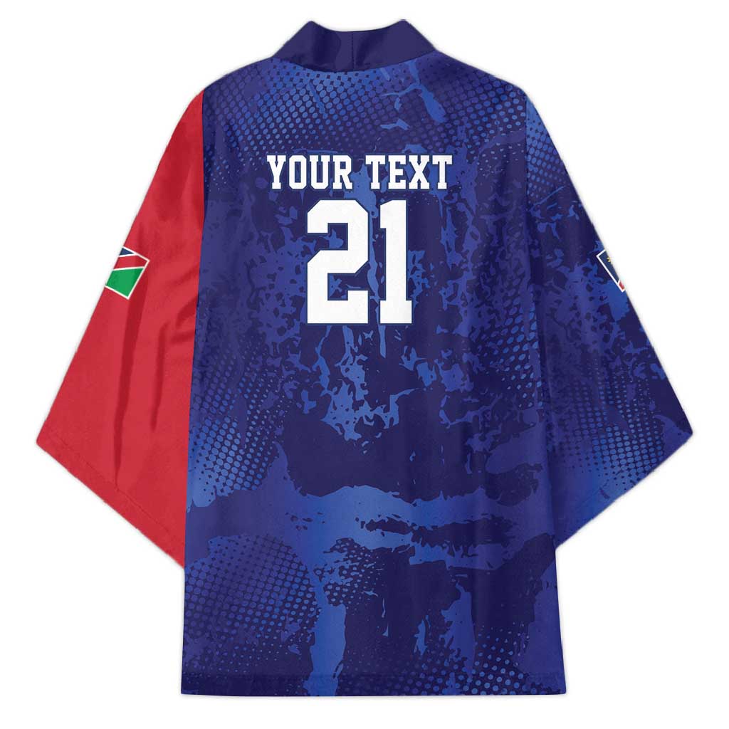 Custom Cricket African Namibia Kimono Coat of arms Namibian Pattern