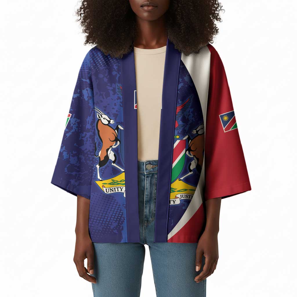 Custom Cricket African Namibia Kimono Coat of arms Namibian Pattern