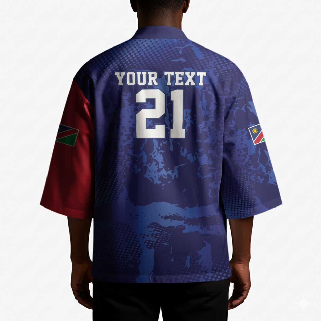 Custom Cricket African Namibia Kimono Coat of arms Namibian Pattern