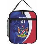 Custom Cricket African Namibia Lunch Bag Coat of arms Namibian Pattern