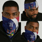 Custom Cricket African Namibia Neck Gaiter Coat of arms Namibian Pattern LT9