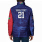 Custom Cricket African Namibia Padded Jacket Coat of arms Namibian Pattern