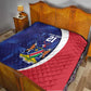 Custom Cricket African Namibia Quilt Coat of arms Namibian Pattern - African Pride