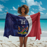 Custom Cricket African Namibia Sarong Coat of arms Namibian Pattern - African Pride