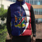 Custom Cricket African Namibia Sleeveless Puffer Jacket Coat of arms Namibian Pattern