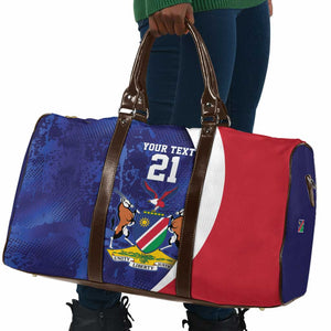 Custom Cricket African Namibia Travel Bag Coat of arms Namibian Pattern