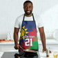 Custom Cricket African Namibia Apron Namibian Gold Sun Flag Motif