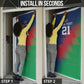 Custom Cricket African Namibia Door Cover Namibian Gold Sun Flag Motif