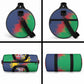 Custom Cricket African Namibia Duffle Bag Namibian Gold Sun Flag Motif