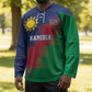 Custom Cricket African Namibia Hockey Jersey Namibian Gold Sun Flag Motif