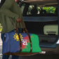 Custom Cricket African Namibia Travel Bag Namibian Gold Sun Flag Motif