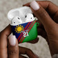 Custom Cricket African Namibia AirPods Case Namibian Sporty Pattern Flag Motif