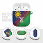 Custom Cricket African Namibia AirPods Case Namibian Sporty Pattern Flag Motif