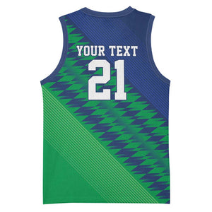 Custom Cricket African Namibia Basketball Jersey Namibian Sporty Pattern Flag Motif LT9