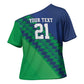 Custom Cricket African Namibia Cross Shoulder Shirt Namibian Sporty Pattern Flag Motif