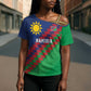 Custom Cricket African Namibia Cross Shoulder Shirt Namibian Sporty Pattern Flag Motif