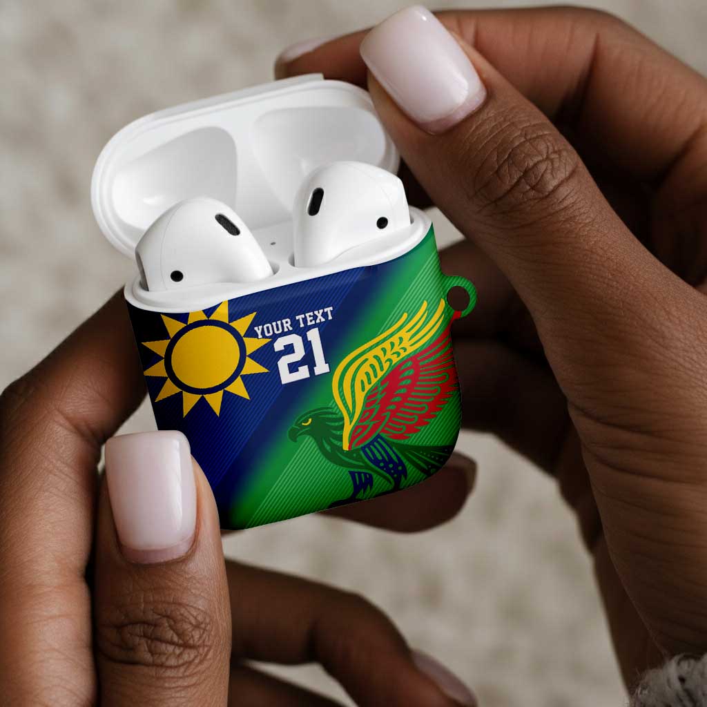 Custom Rugby African Namibia AirPods Case Welwitschias African Fish Eagle