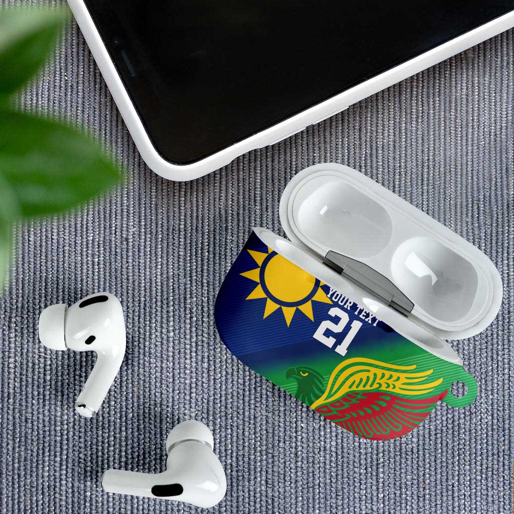 Custom Rugby African Namibia AirPods Case Welwitschias African Fish Eagle