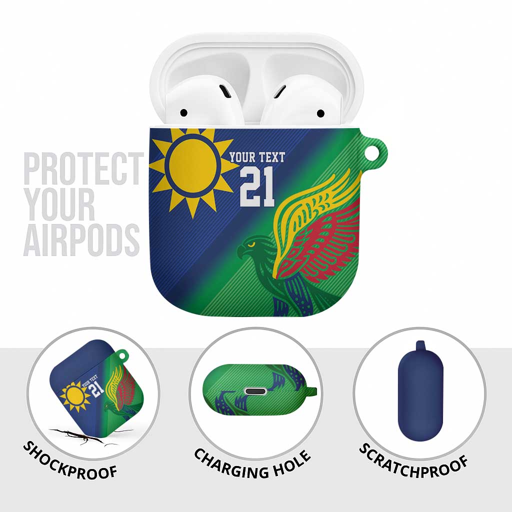 Custom Rugby African Namibia AirPods Case Welwitschias African Fish Eagle