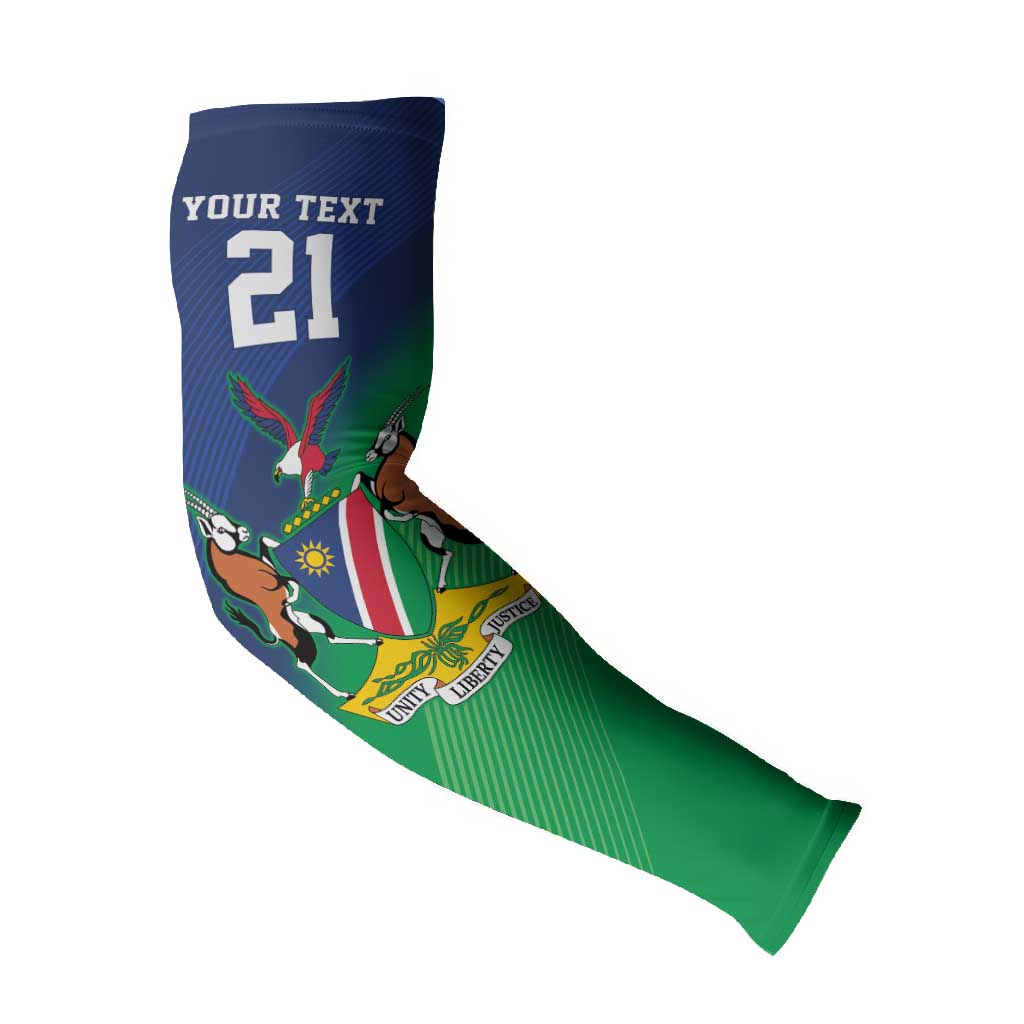 Custom Rugby African Namibia Arm Sleeves Welwitschias African Fish Eagle