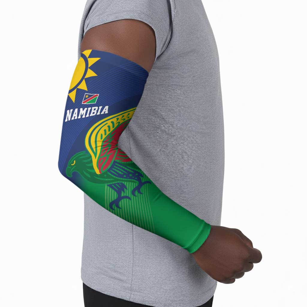 Custom Rugby African Namibia Arm Sleeves Welwitschias African Fish Eagle