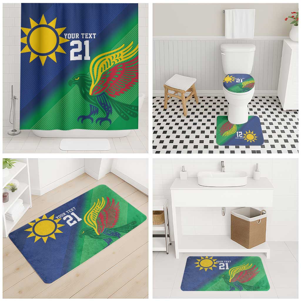 Custom Rugby African Namibia Bathroom Set Welwitschias African Fish Eagle