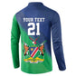 Custom Rugby African Namibia Button Sweatshirt Welwitschias African Fish Eagle