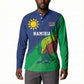 Custom Rugby African Namibia Button Sweatshirt Welwitschias African Fish Eagle