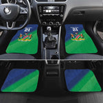 Custom Rugby African Namibia Car Mats Welwitschias African Fish Eagle - African Pride