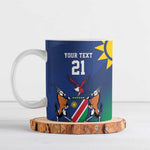 Custom Rugby African Namibia Ceramic Mug Welwitschias African Fish Eagle