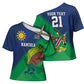 Custom Rugby African Namibia Cross Shoulder Shirt Welwitschias African Fish Eagle
