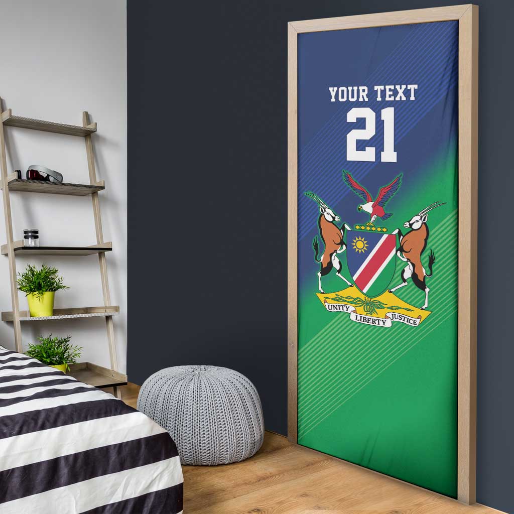 Custom Rugby African Namibia Door Cover Welwitschias African Fish Eagle