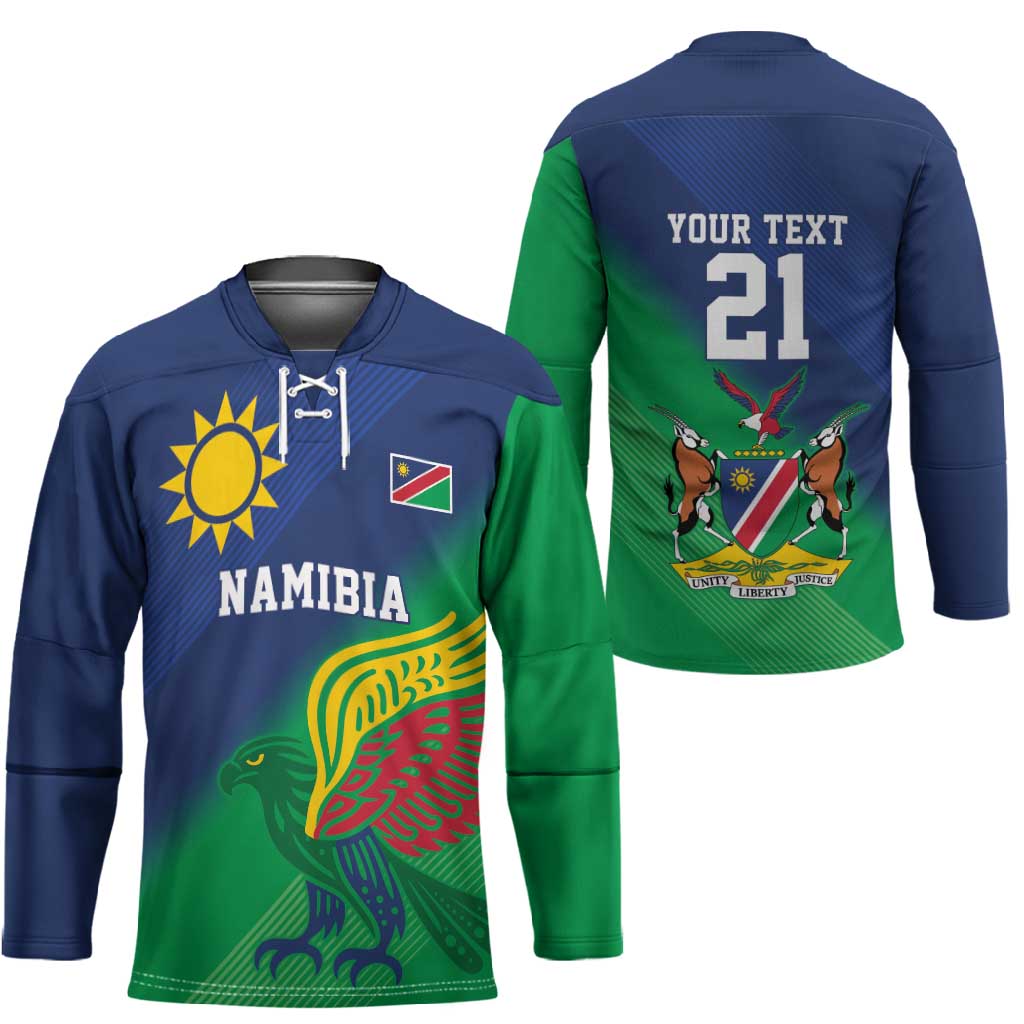 Custom Rugby African Namibia Hockey Jersey Welwitschias African Fish Eagle