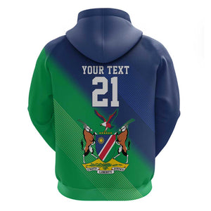 Custom Rugby African Namibia Hoodie Welwitschias African Fish Eagle - African Pride