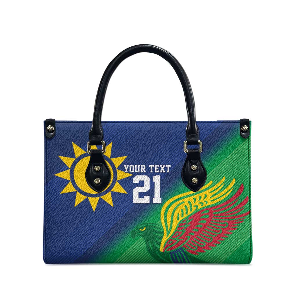 Custom Rugby African Namibia Leather Bag Welwitschias African Fish Eagle