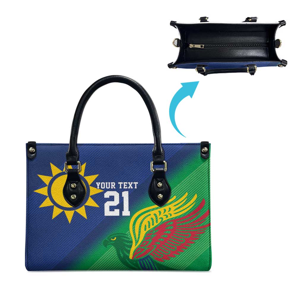 Custom Rugby African Namibia Leather Bag Welwitschias African Fish Eagle
