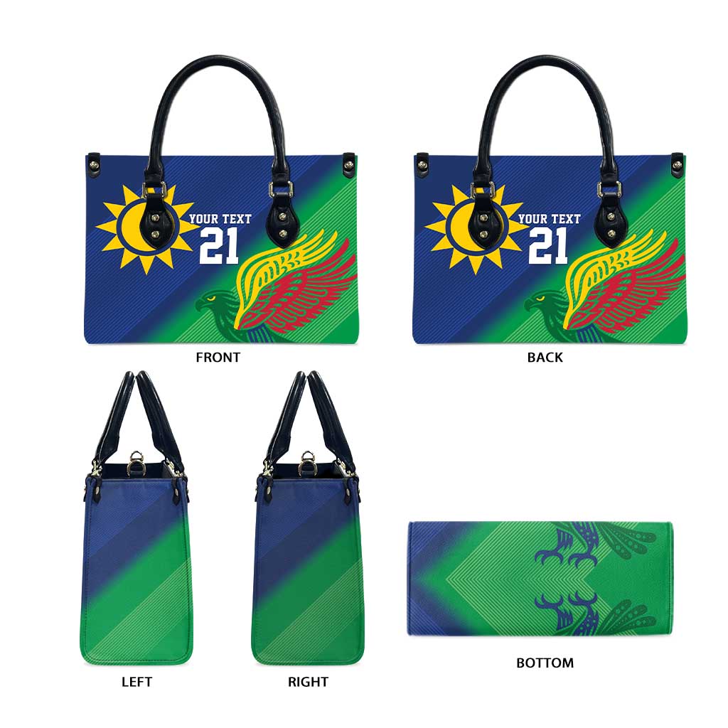 Custom Rugby African Namibia Leather Bag Welwitschias African Fish Eagle