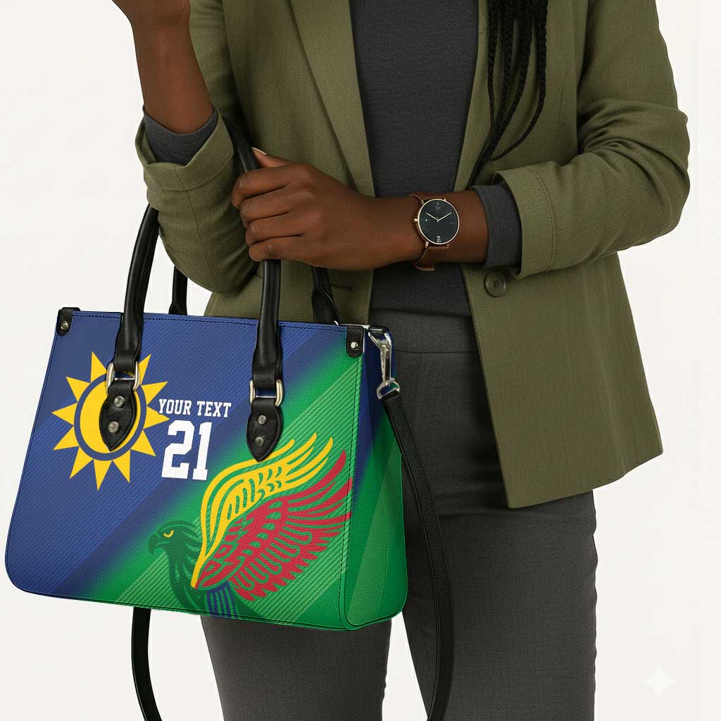 Custom Rugby African Namibia Leather Bag Welwitschias African Fish Eagle