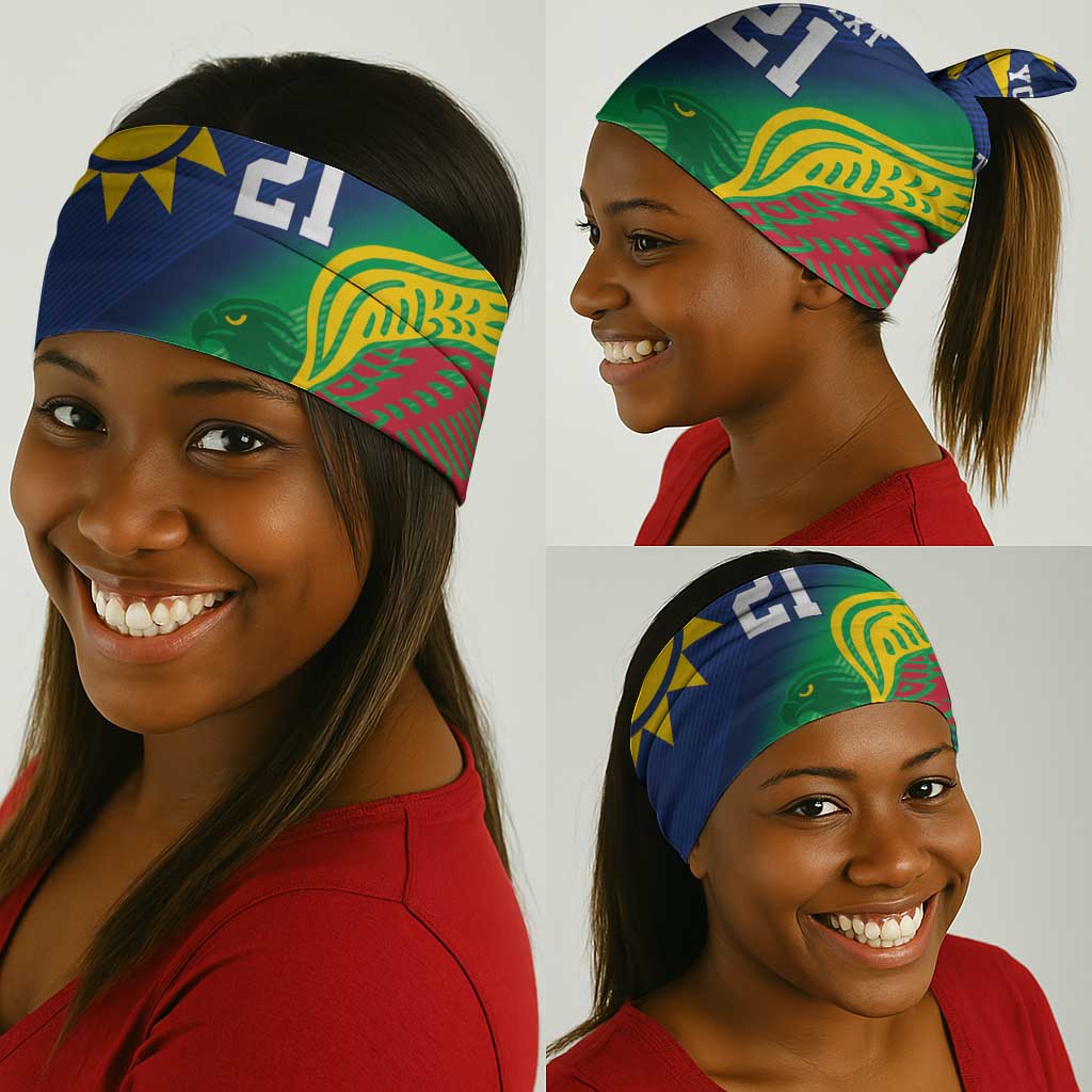 Custom Rugby African Namibia Neck Gaiter Welwitschias African Fish Eagle LT9