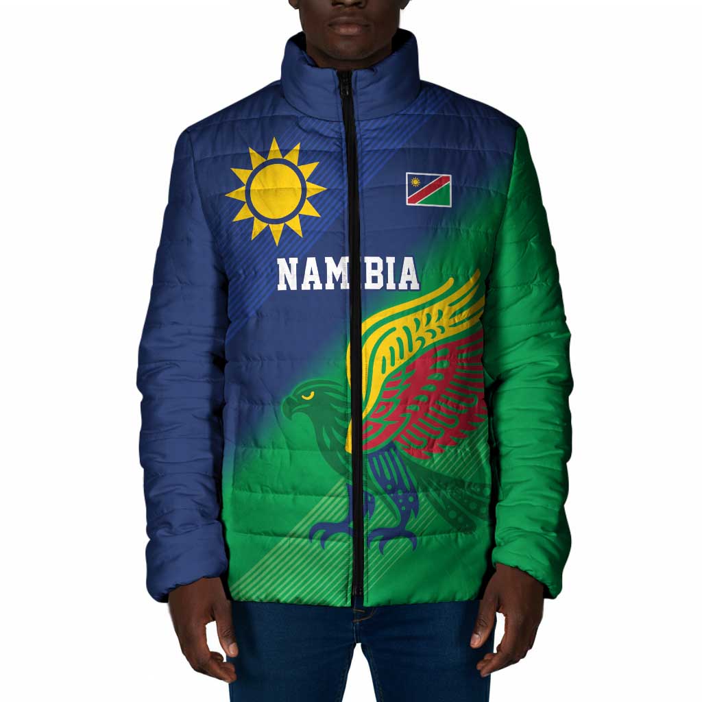 Custom Rugby African Namibia Padded Jacket Welwitschias African Fish Eagle