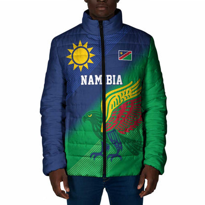 Custom Rugby African Namibia Padded Jacket Welwitschias African Fish Eagle